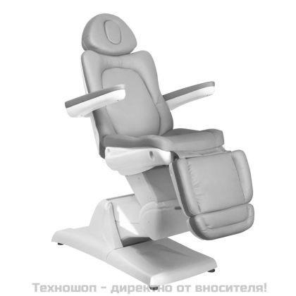 Електрически козметичен стол с 3 мотора - сив Azzurro 870