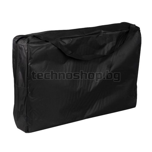 Бюджетна сгъваема масажна кушетка с аксесоари EGO 2, черен цвят
